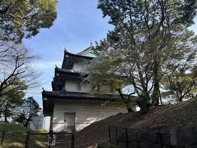 本丸内から見た富士見櫓