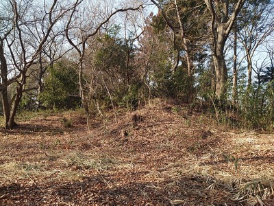 本丸北部の土壇