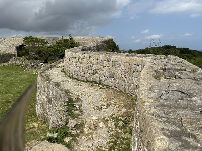 一の郭の城壁