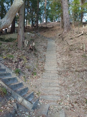 補陀寺北側の詰めの城