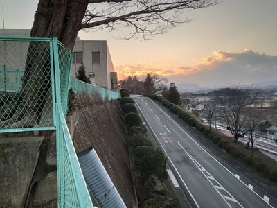 北側の城塁跡