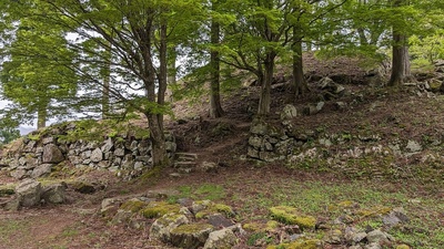 本丸の廊下橋虎口