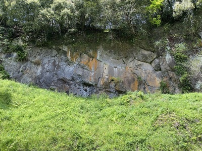 阿蘇溶結凝灰岩の岩壁
