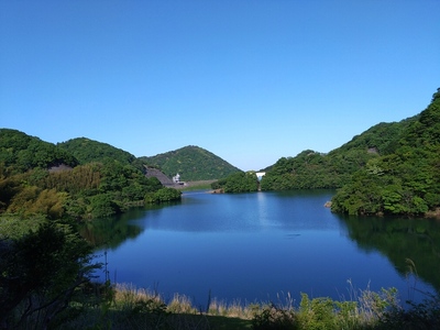 鎌田城遠景②