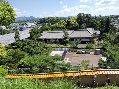 天守丸から見た二の丸城郭御殿