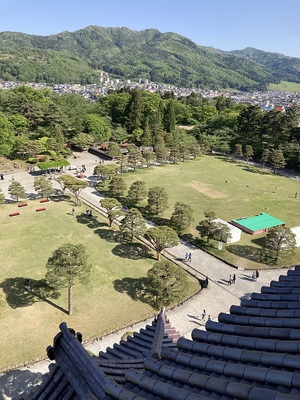 最上階より(本丸跡)