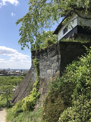 石垣と犬走り