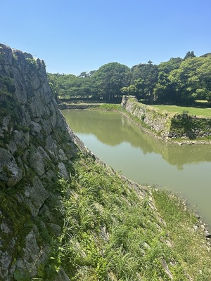 天守台の石垣