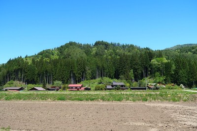 石神城 遠景（南より）