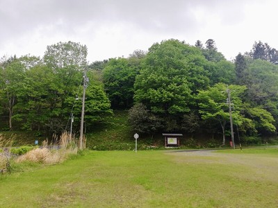 川尻城遠景