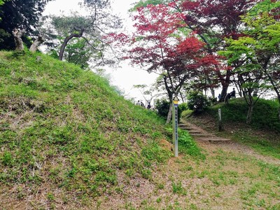 本丸東側虎口(二の丸側から)