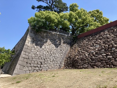 中の段南西部の石垣