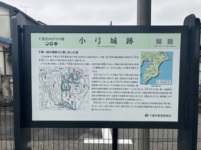 本城公園にある案内板