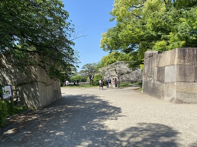 南仕切門跡・太鼓櫓跡