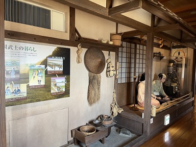 天守二階の展示物