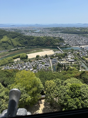 天守からの眺望