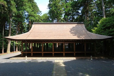 大塩城 大塩八幡宮拝殿（重要文化財）