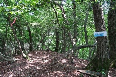 大塩城 主郭風景