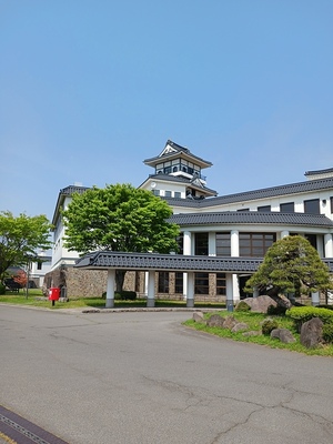 模擬天守(田舎館村役場)