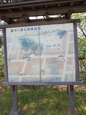 陣屋絵図案内板