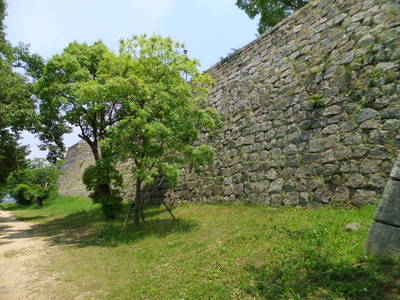 二の丸石垣（北側）