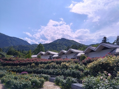 粟倉山城遠景