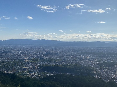 大文字火床からの眺望