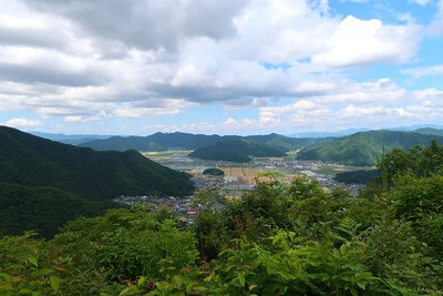 行司ヶ岳城 行司岳からの眺望（北方向）