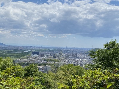 青木葉谷展望台からの眺望