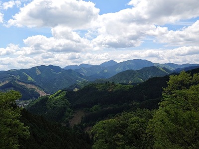 鐘撞堂跡からの眺め