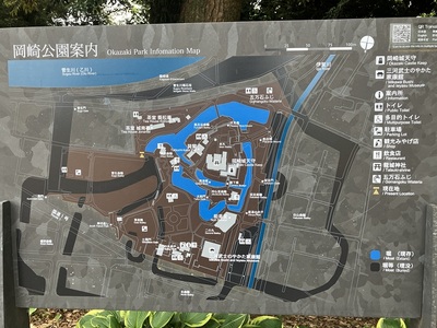 岡崎公園案内図