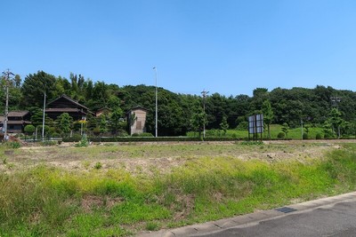 木田城 遠景（西より）