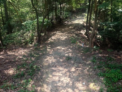 雨山城の虎口部