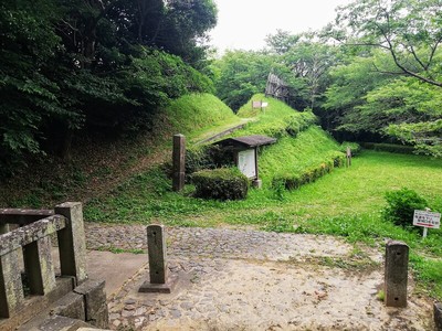 二の丸から見た大手門跡