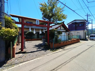 看板が設置されている神社2