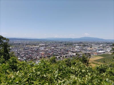 本丸跡からの眺め