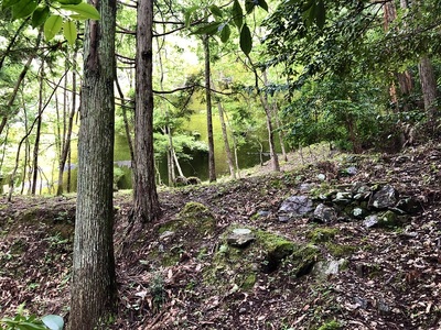 最上段の切り岸