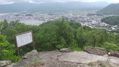本丸石垣からの風景