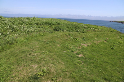 2号チャシの土塁