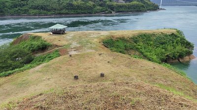 郭Ⅰから郭Ⅱ西、郭Ⅲ方向の風景