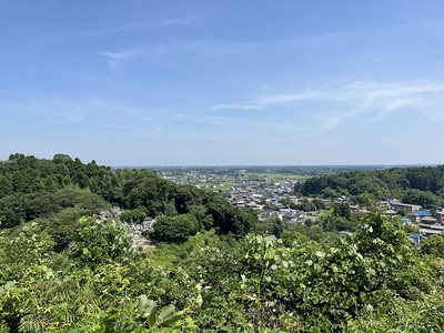 主郭跡からの眺望