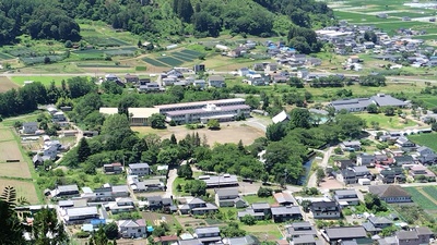 龍岡城展望台から全景