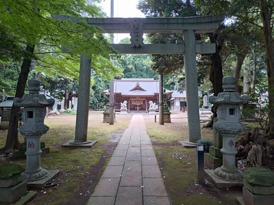 主郭にある白山神社