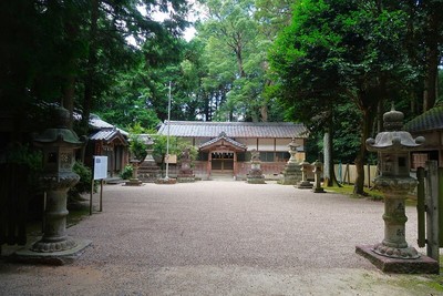 安濃城 主郭（阿由多神社）