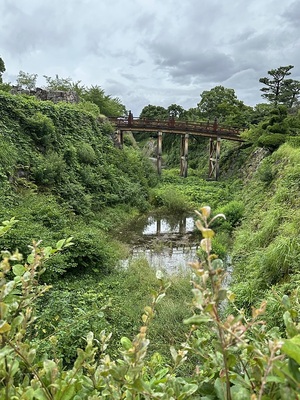 水堀(柳沢文庫から)