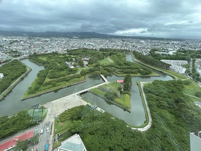 五稜郭タワーから