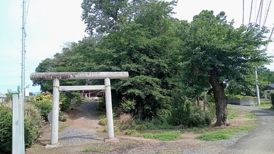 札掛神社と空堀