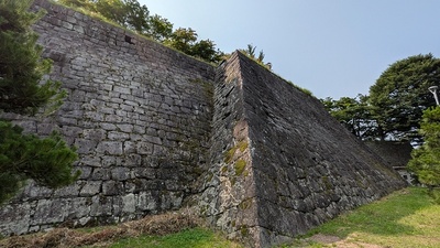 二ノ丸西側の石垣
