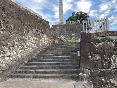 内松陰門から天守への虎口