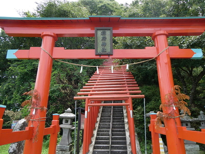 稲荷神社の階段